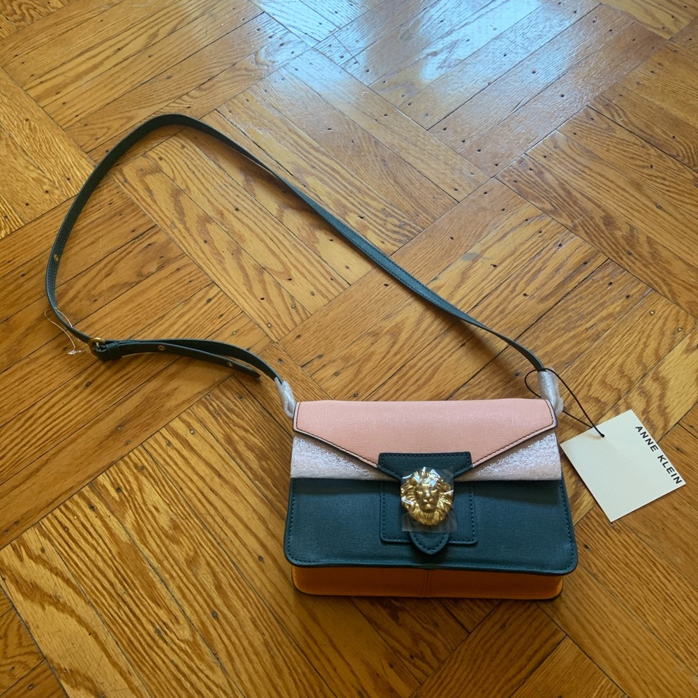 Anne Klein Diana Double Flap Multicolor Crossbody